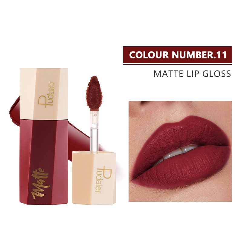 Fashion Lipstick 13 Colors Optional Non-Stick Cup Long-Lasting Lip Gloss Set Cross-Border Makeup Best Gift Suitable for dark skin