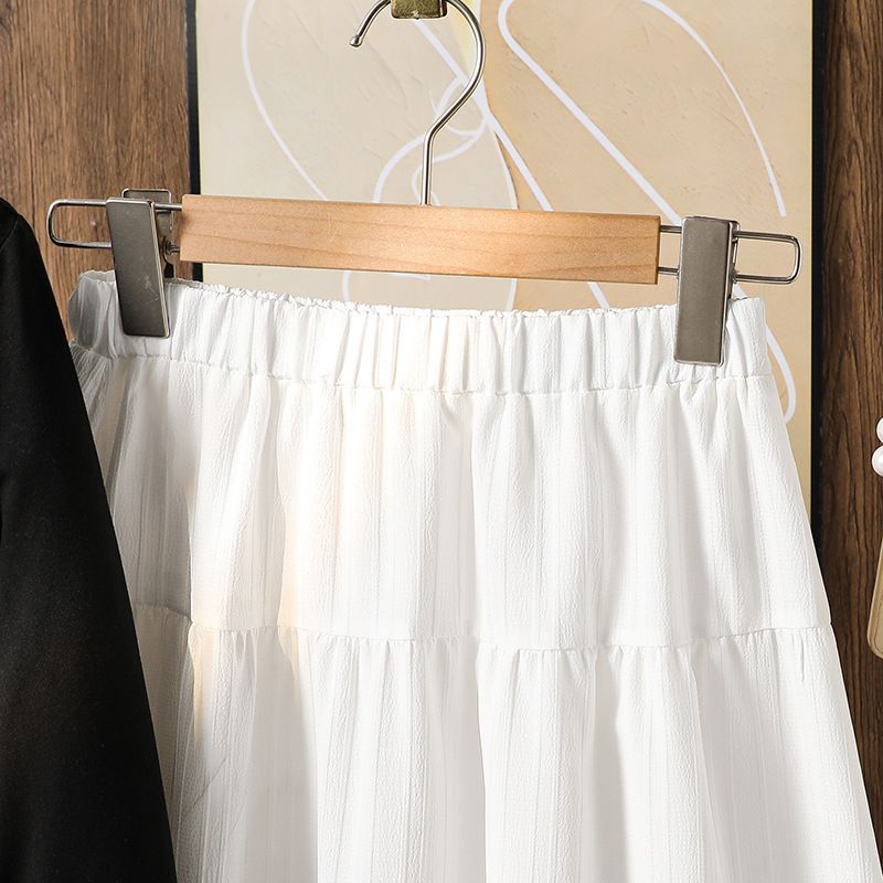 Girls' Children's Clothing Fashion New Hoodie Set Bow Long Sleeved Sweet Casual Top Half Skirt Princess Skirt