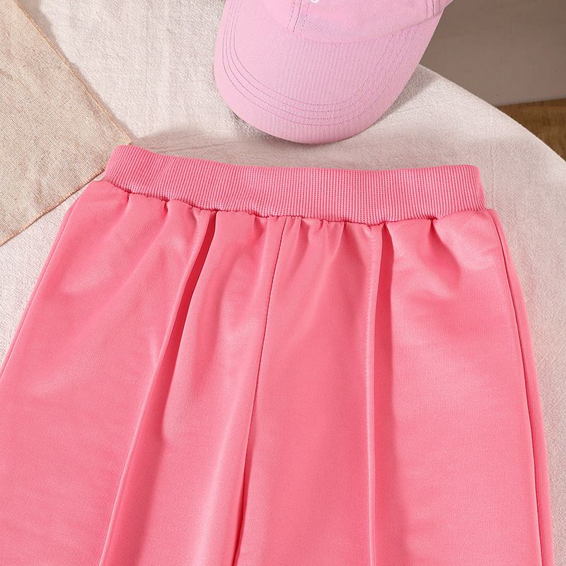 Girls Set Children's Clothing Fashion New Style Striped Long Sleeved Hoodie Casual Pants Two-Piece Set