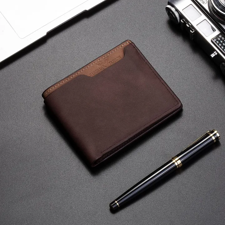 Men's Leather Wallet Multifunctional Wallet Wallet Bag Classic New Model Leather Wallet Credit Card Holder Business Card And Coin Wallet Multi Slot Folding