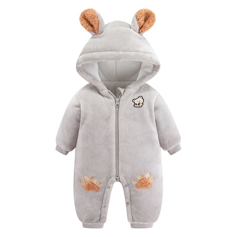 Children's Clothing Fashionable New Styles Autumn And Winter Clothes Baby Jumpsuit Hugging Clothes Outdoor Winter Clothes Super Cute And Adorable Thick Crawling Clothes