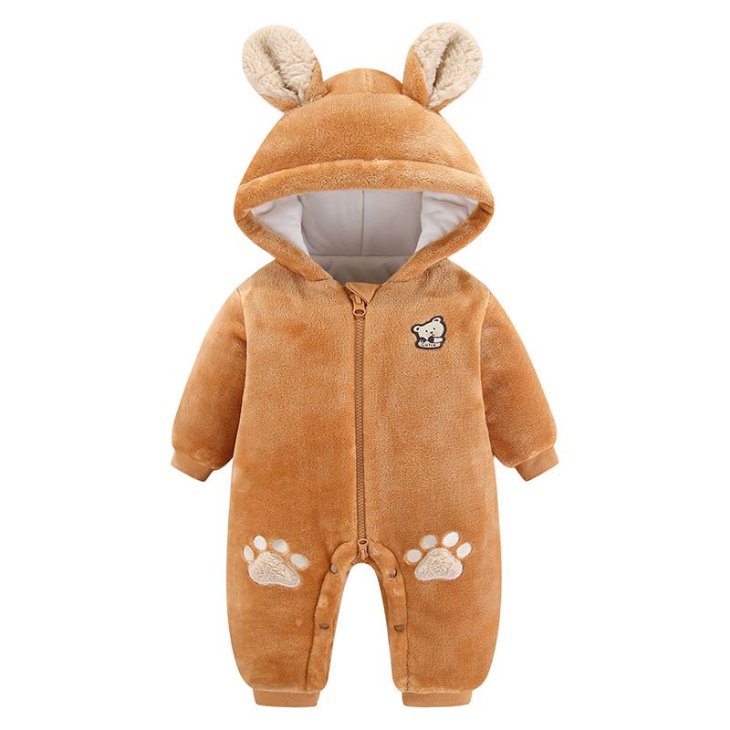 Children's Clothing Fashionable New Styles Autumn And Winter Clothes Baby Jumpsuit Hugging Clothes Outdoor Winter Clothes Super Cute And Adorable Thick Crawling Clothes