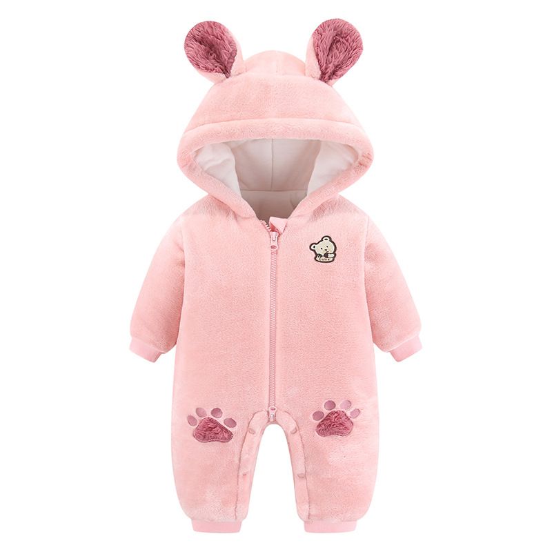 Children's Clothing Fashionable New Styles Autumn And Winter Clothes Baby Jumpsuit Hugging Clothes Outdoor Winter Clothes Super Cute And Adorable Thick Crawling Clothes