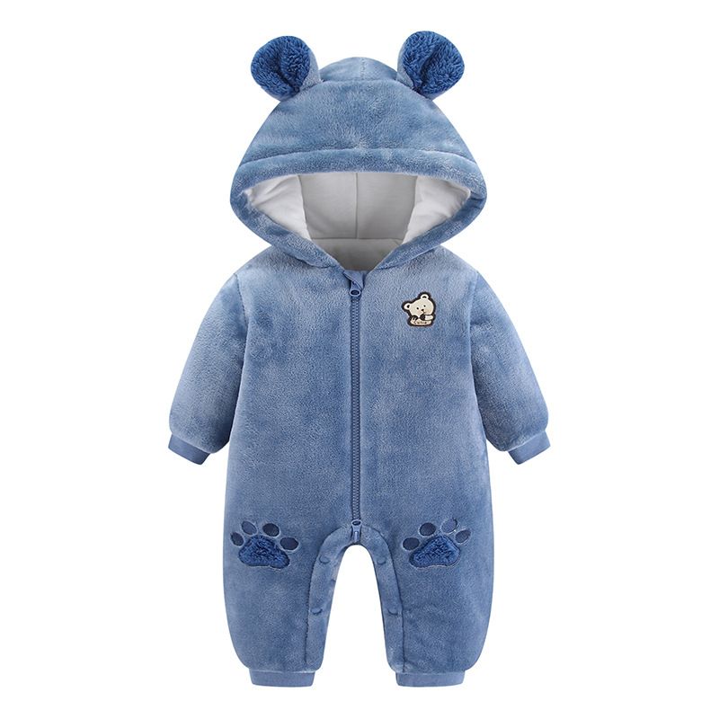 Children's Clothing Fashionable New Styles Autumn And Winter Clothes Baby Jumpsuit Hugging Clothes Outdoor Winter Clothes Super Cute And Adorable Thick Crawling Clothes