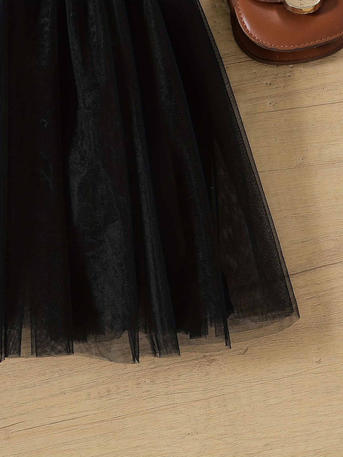 Girls' Clothing Children's Clothing Long Sleeved Tops Autumn And Winter New Styles Fashionable And High-end Sense Corduroy Jacket Skirt Set Vest Mesh Skirt Two-piece Set Set