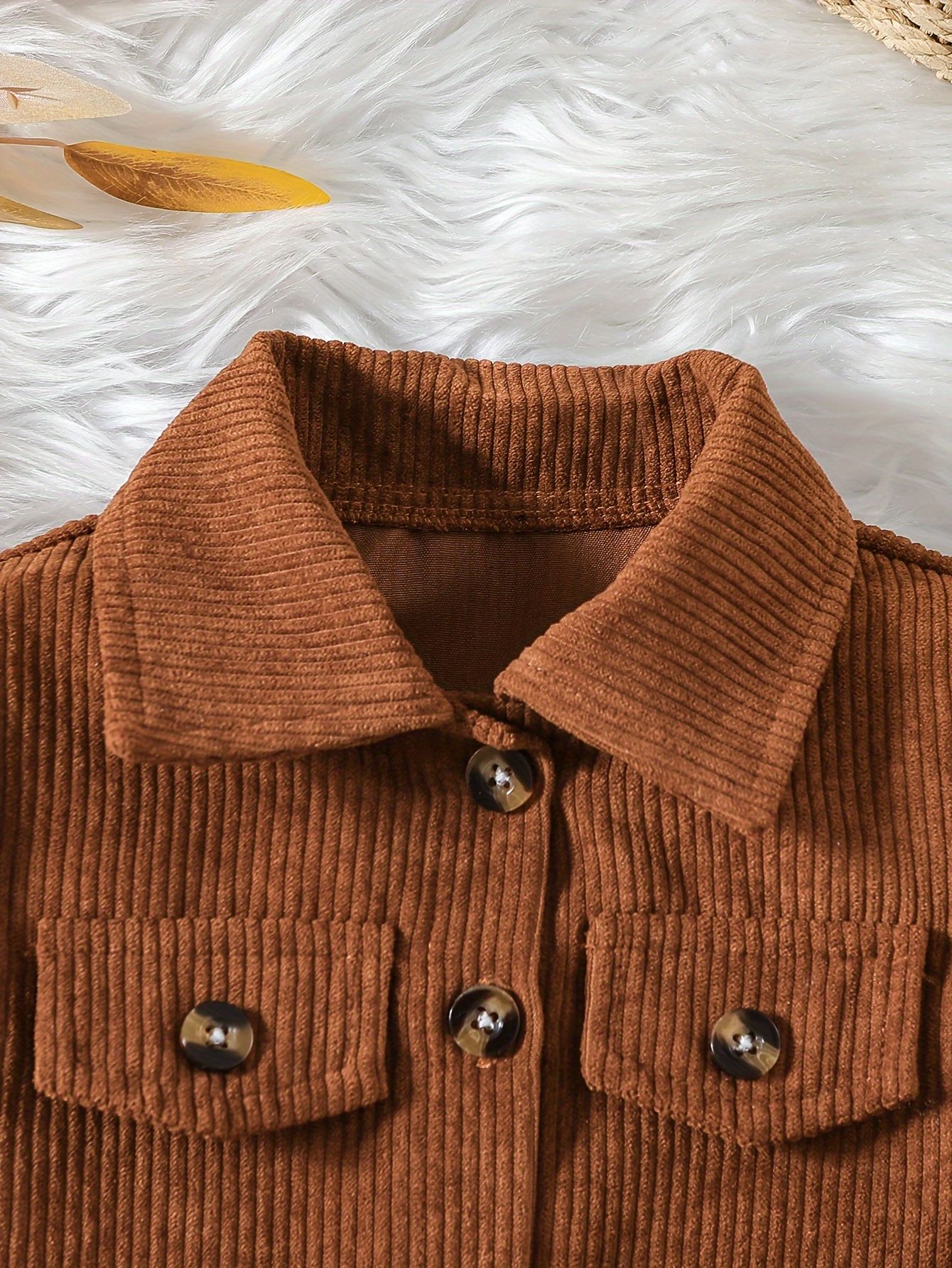 Girls' Clothing Children's Clothing Long Sleeved Tops Autumn And Winter New Styles Fashionable And High-end Sense Corduroy Jacket Skirt Set Vest Mesh Skirt Two-piece Set Set