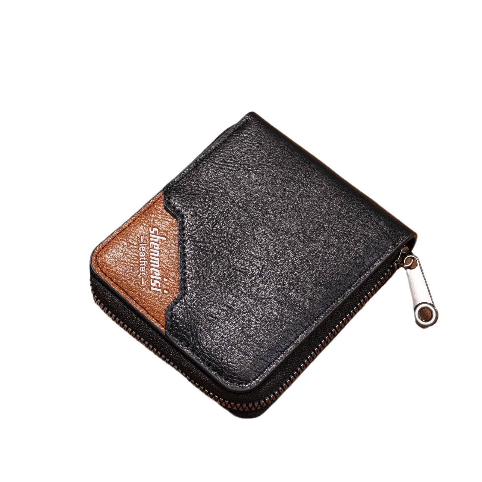 Men's Leather Wallet Retro Fashion New Style Multifunctional Wallet Wallet Bag Classic New Style Leather Wallet Credit Card Holder Business Card And Coin Wallet Multi Slot Folding