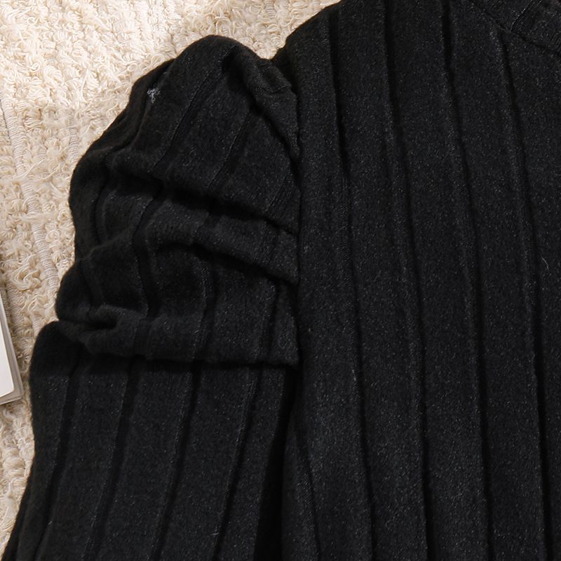 Girls' Princess Gown Set Long Sleeve Paneled Dress Bow Belt Round Neck Long Sleeve Bow Pattern Print Pleated Skirt Stylish Formal Dress Birthday Holiday Gift