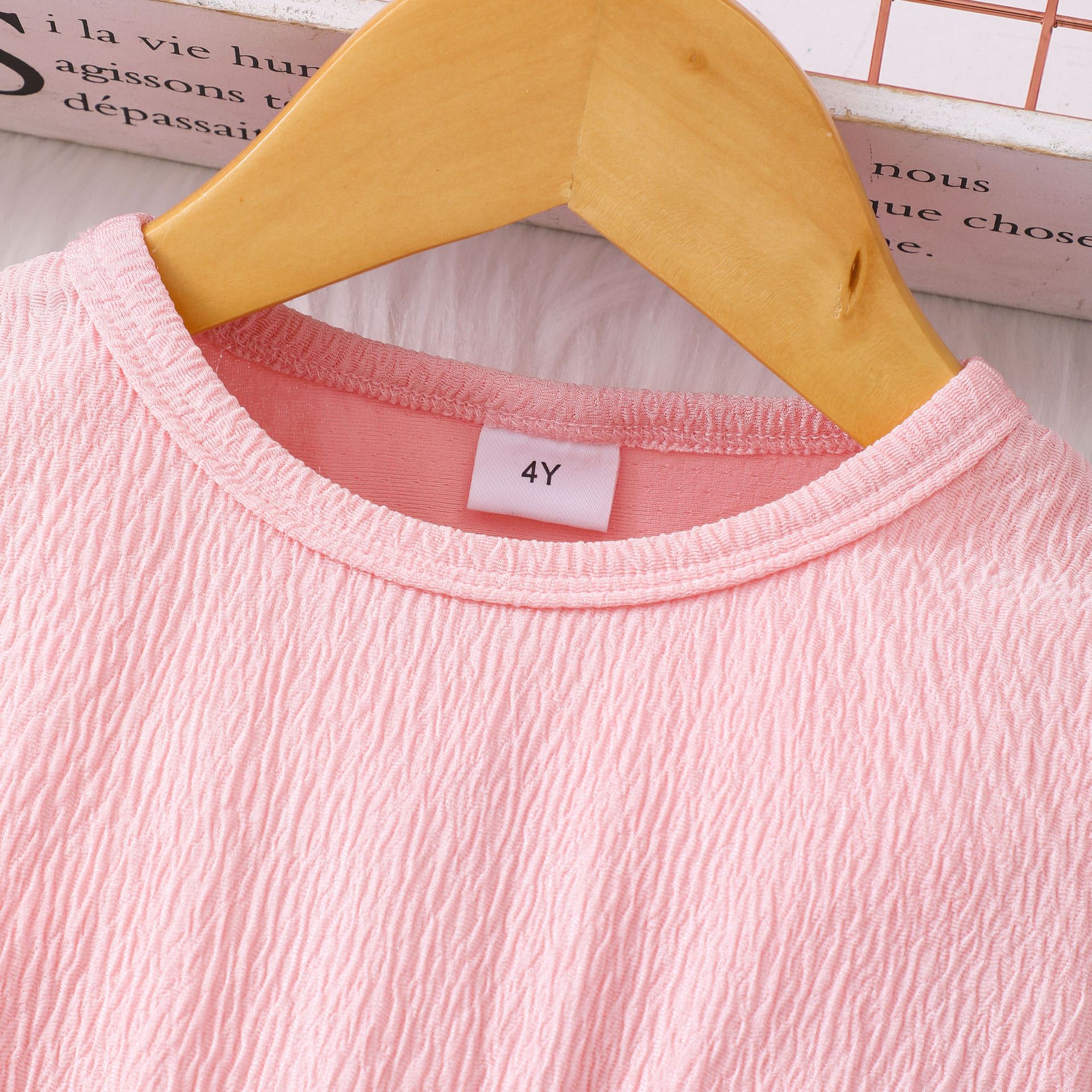 Girls' Clothing Children's Clothing Dress Long Sleeved Mesh Style Fashionable New Style Rose Petals Casual And Comfortable Design Sense