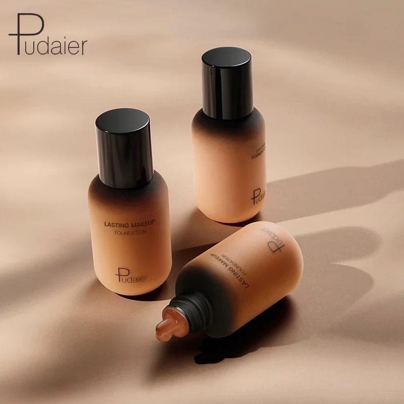Makeup Liquid Foundation Bottle BB Cream Foundation Long Lasting Natural Finish Buildable Coverage Concealer Hydrating Primer All in One Flawless Makeup Base for Offical Ladies Traveling Face Make Up