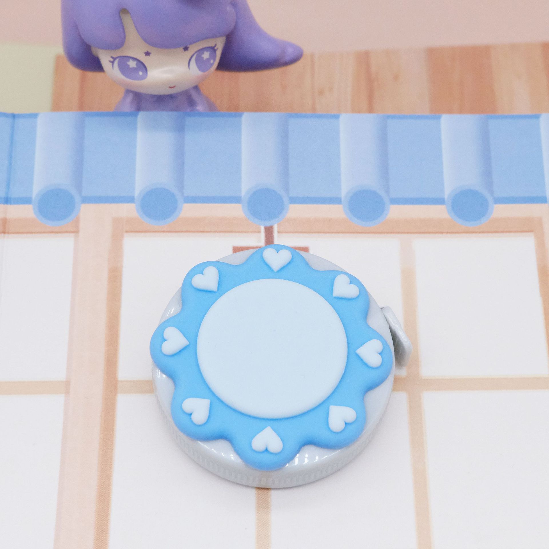 2 Pcs Body Measurement Tape for Women Weight Loss Fitness Waist Hip Measure Clothing Ruler Retractable Tape Double-Sided Portable Sewing Tailor