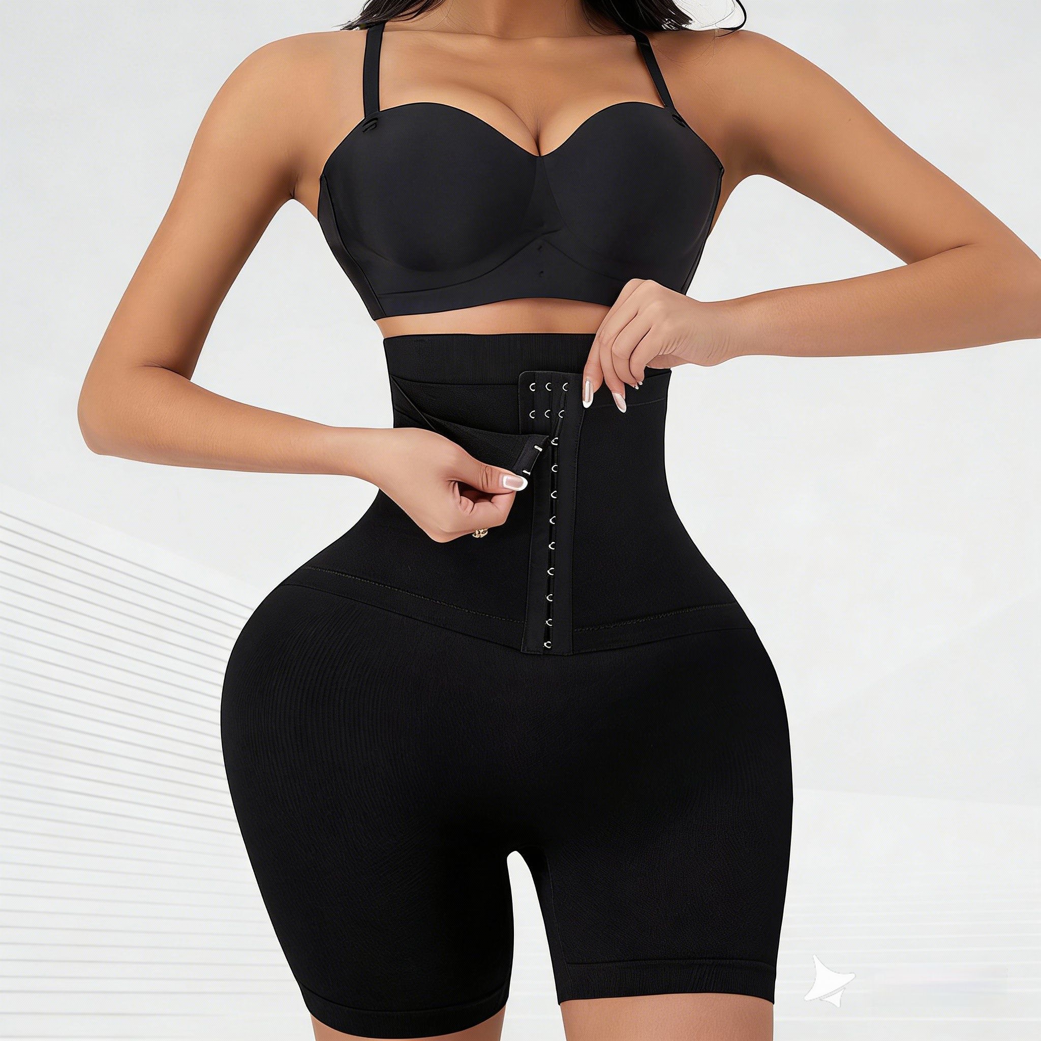 High Waist Tummy Control Shaping Pants Hooked Control Panties Safety Shorts Waist Trainer Butt Lifting Slimming Body Shaper