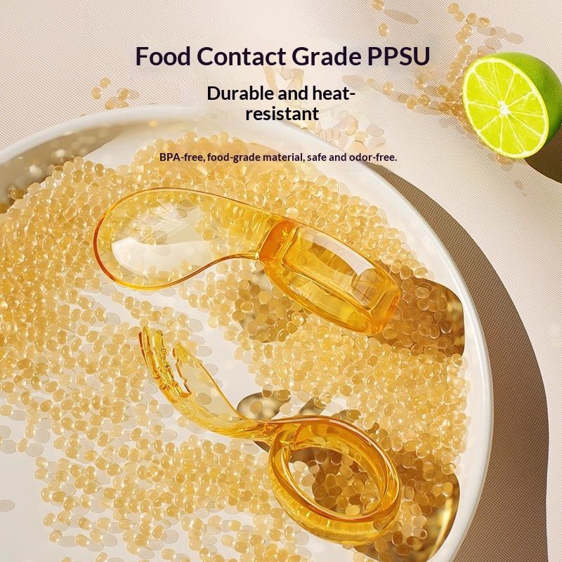 Baby Training Fork and Spoon Set Toddler Self Feeding Utensils Short Handle Baby Feeding Spoon Infant Learning Eating Tableware