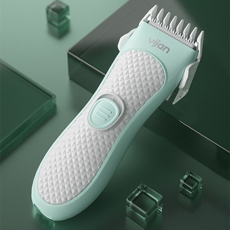 Safe Baby Hair Clipper USB Rechargeable Silent Waterproof Hair Trimmer for Infant Kids Electric Hair Cutting Machine
