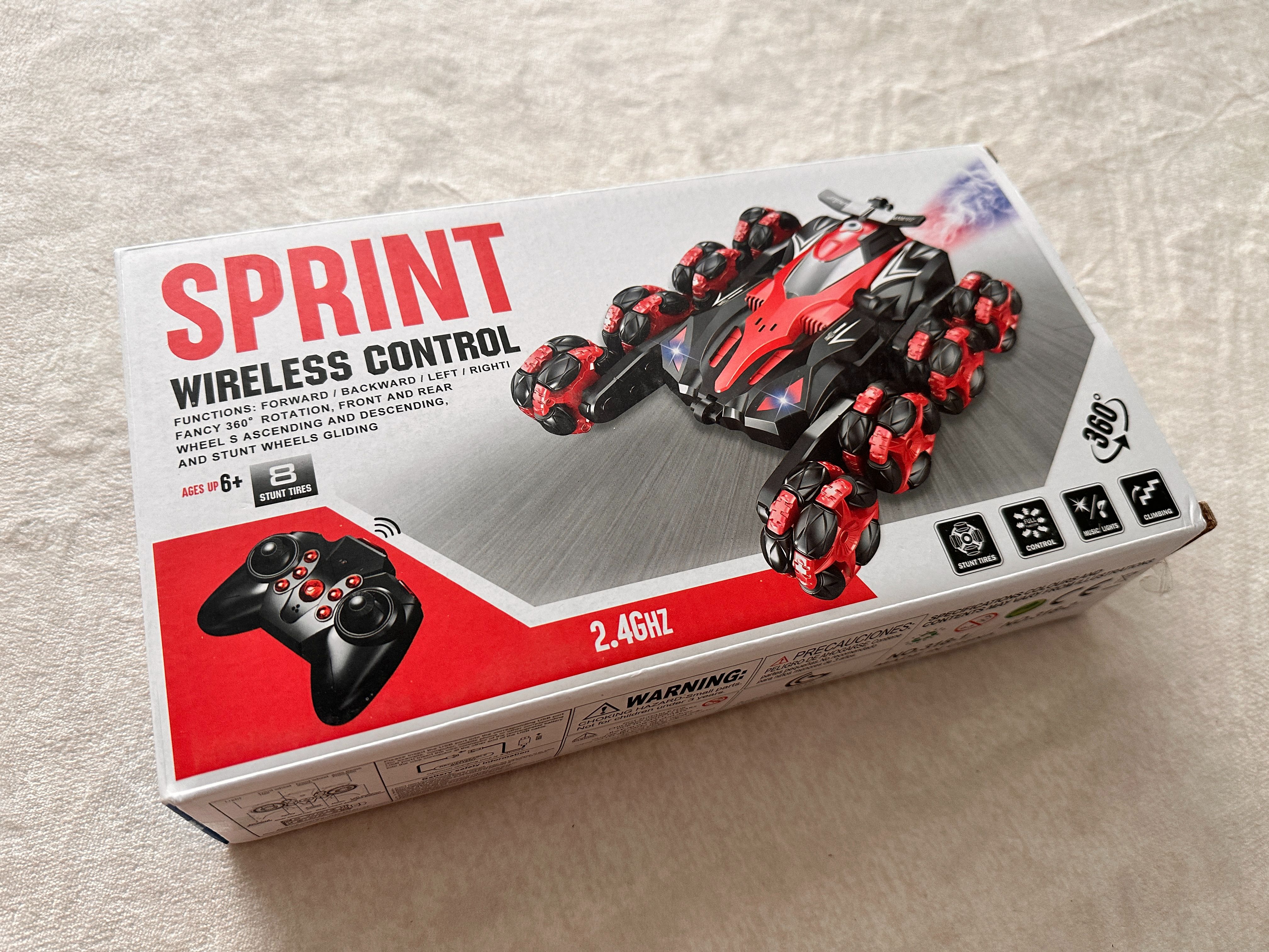 SPRINT WIRELESS CONTROL  FANCY PLAY • MULTI-POSE STUNTS Children's 8-Wheel Remote Control Car Toy for Birthday, Children's Day Gift