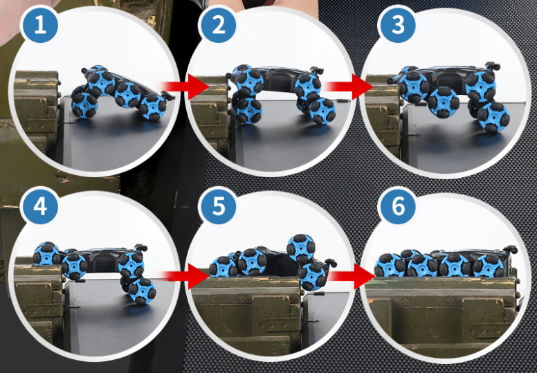 SPRINT WIRELESS CONTROL  FANCY PLAY • MULTI-POSE STUNTS Children's 8-Wheel Remote Control Car Toy for Birthday, Children's Day Gift