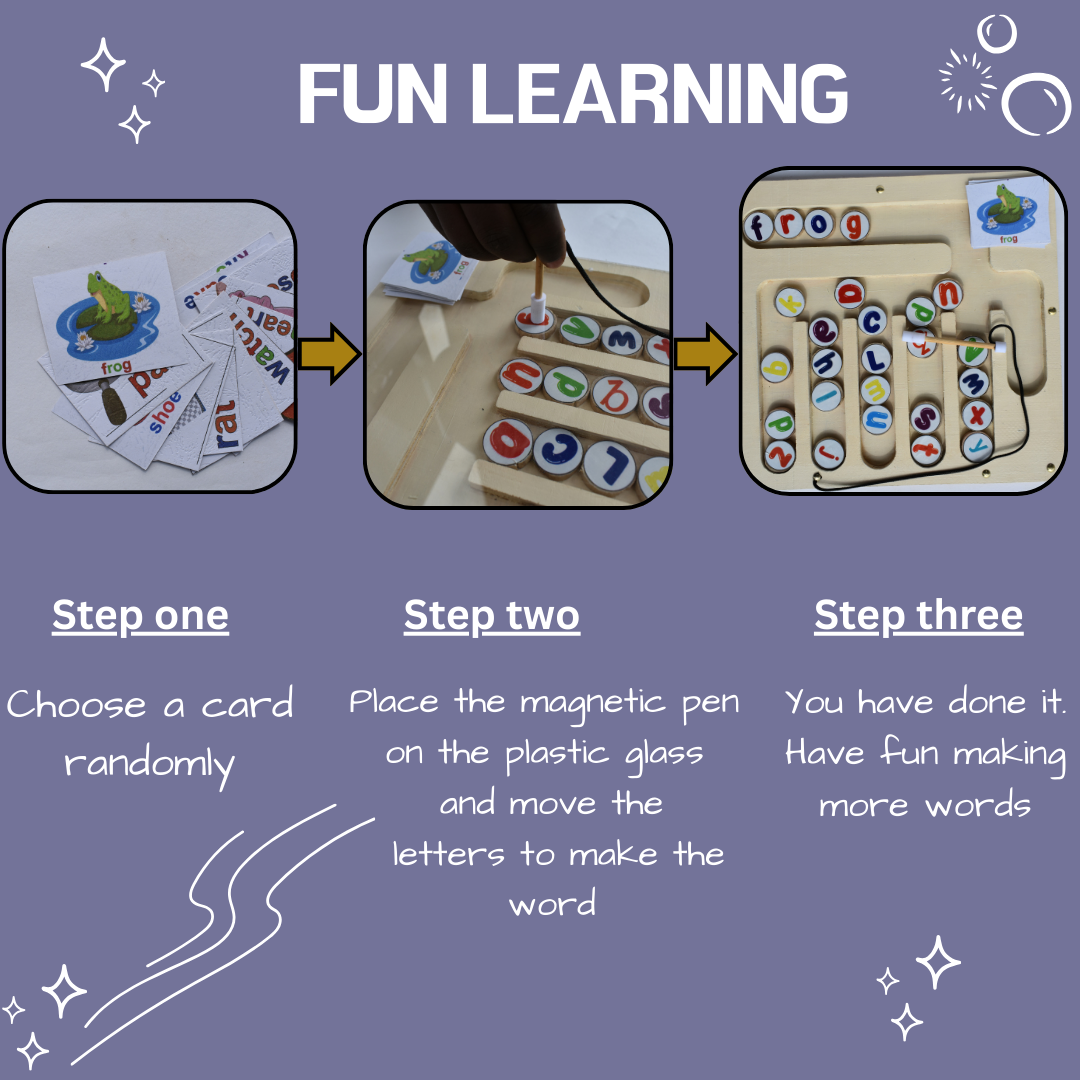 Dictation Plus – Magnetic Letter Matching & Spelling Toy