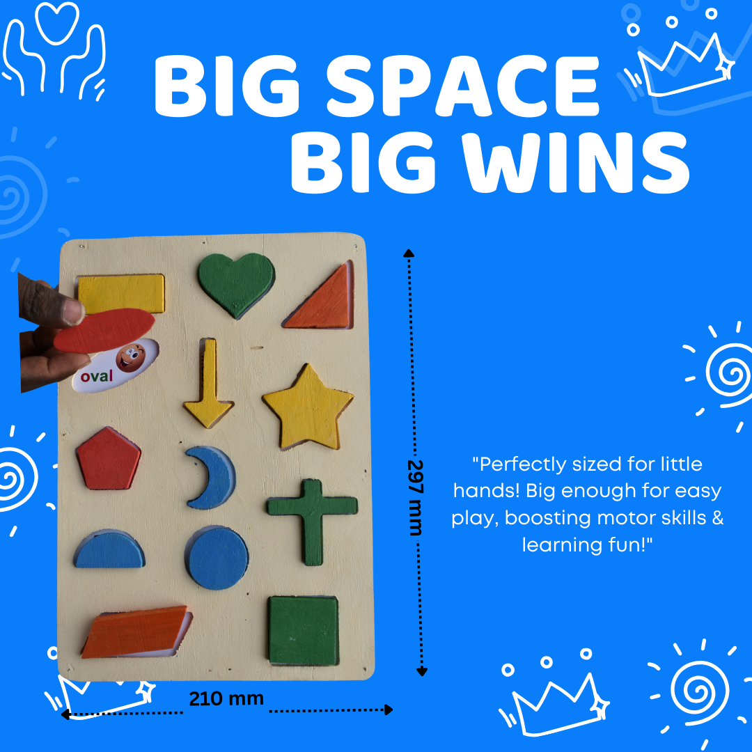 Cbc Shapes Wooden Learning Toy