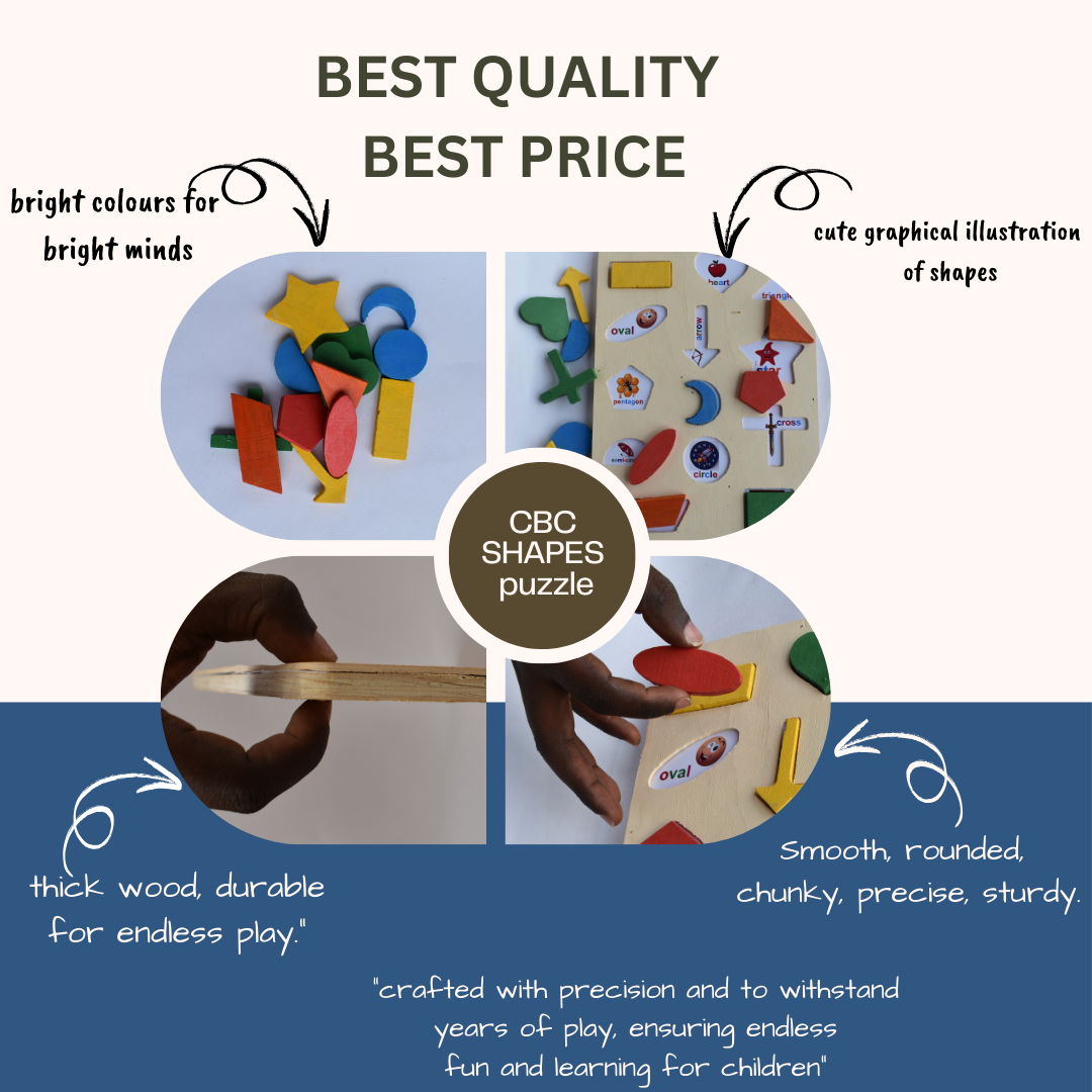 Cbc Shapes Wooden Learning Toy