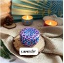 Mini Elegant Flower Tin Box DIY Candle Jar Balm Round