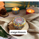 Mini Elegant Flower Tin Box DIY Candle Jar Balm Round