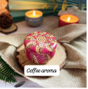 Mini Elegant Flower Tin Box DIY Candle Jar Balm Round