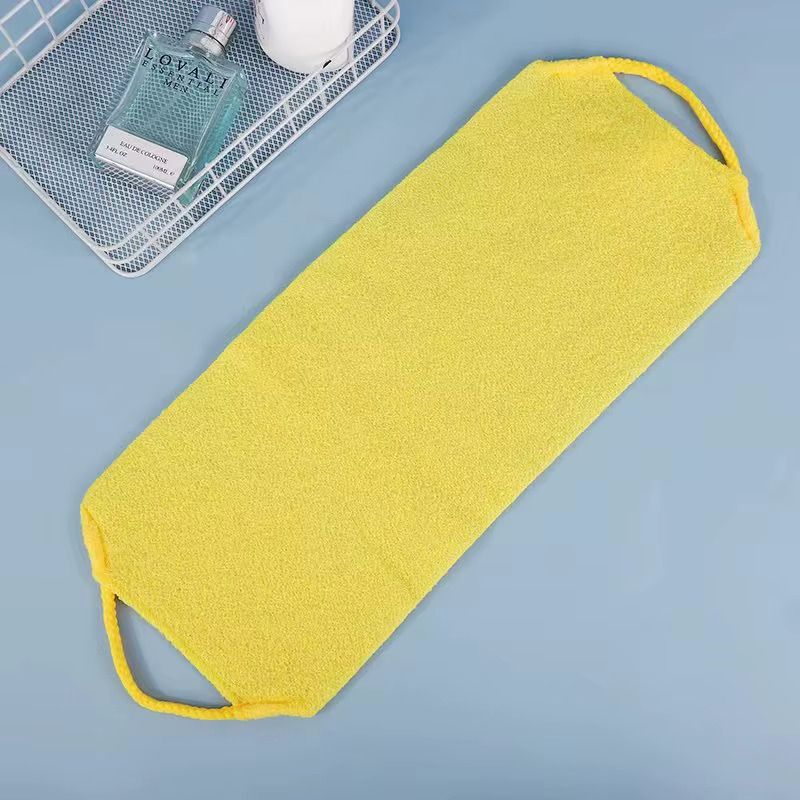 Exfoliating bathing cloth. This Scrubber will give a stimulating scrub and leaves skin soft, smooth and glowing. Exfoliating Shower Towel Washcloths Nylon Bath Towel Wash Cloth Korean Exfoliating