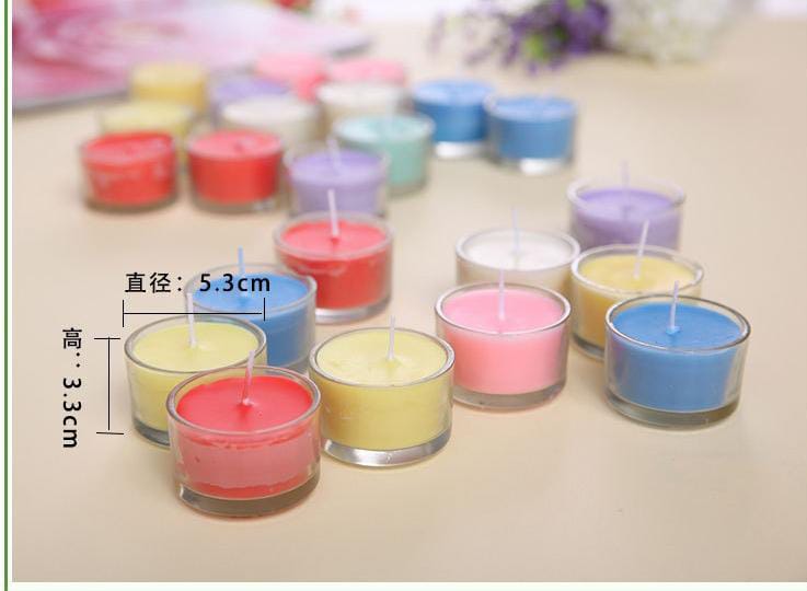 Luxury Scented Candle for  Decoration Transparent Glass Jar Candles Unique Design Candles