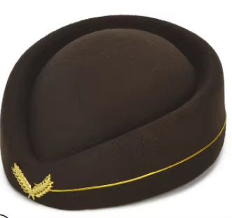 High Quality Stewardess Hat/ Air Hostess Hat for Ladies Beret Cap that is Simple and Elegant