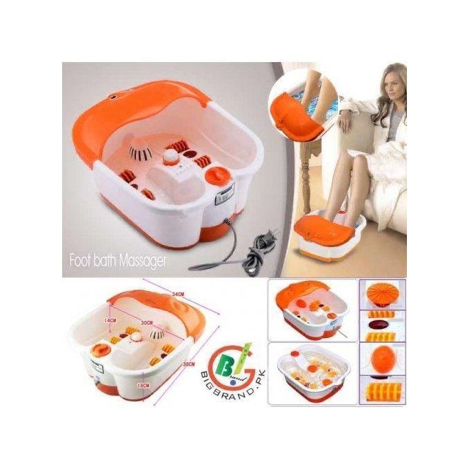 Electric Foot Bath Massager with Vibration ,Heat Therapy | Spa Pedicure Basin for Relaxation, Circulation, and Pain Relief. Footspa Footbath Salon Spa Pedicure Massager With Bubbles