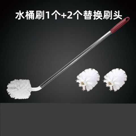 Long Cleaning Brush For Water Dispenser Bottle L- Shaped Barrel Magic Brush Gallon Cleaning Bottle Brush, this kitchen scrub brush with extra brush. Jar Bottle Cleaning Brush L Shape
