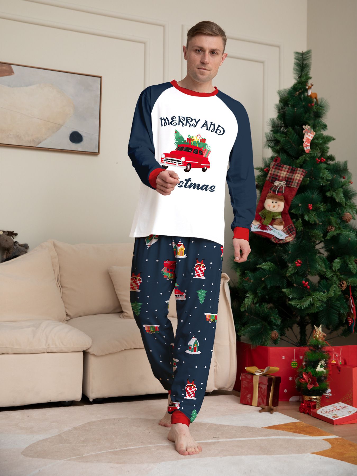 High Quality, stylish and cute Family matching Christmas pajama sets.  Family Matching Christmas Pajamas Set Xmas Deer Holiday Pajamas Sleepwear Dad Mom Kids