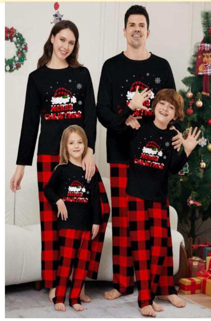 High Quality, stylish and cute Family matching Christmas pajama sets.  Family Matching Christmas Pajamas Set Xmas Deer Holiday Pajamas Sleepwear Dad Mom Kids
