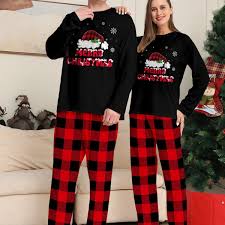 High Quality, stylish and cute Family matching Christmas pajama sets.  Family Matching Christmas Pajamas Set Xmas Deer Holiday Pajamas Sleepwear Dad Mom Kids