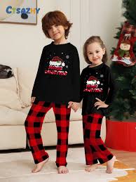 High Quality, stylish and cute Family matching Christmas pajama sets.  Family Matching Christmas Pajamas Set Xmas Deer Holiday Pajamas Sleepwear Dad Mom Kids