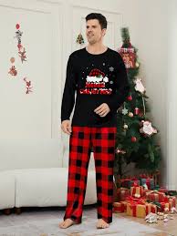 High Quality, stylish and cute Family matching Christmas pajama sets.  Family Matching Christmas Pajamas Set Xmas Deer Holiday Pajamas Sleepwear Dad Mom Kids