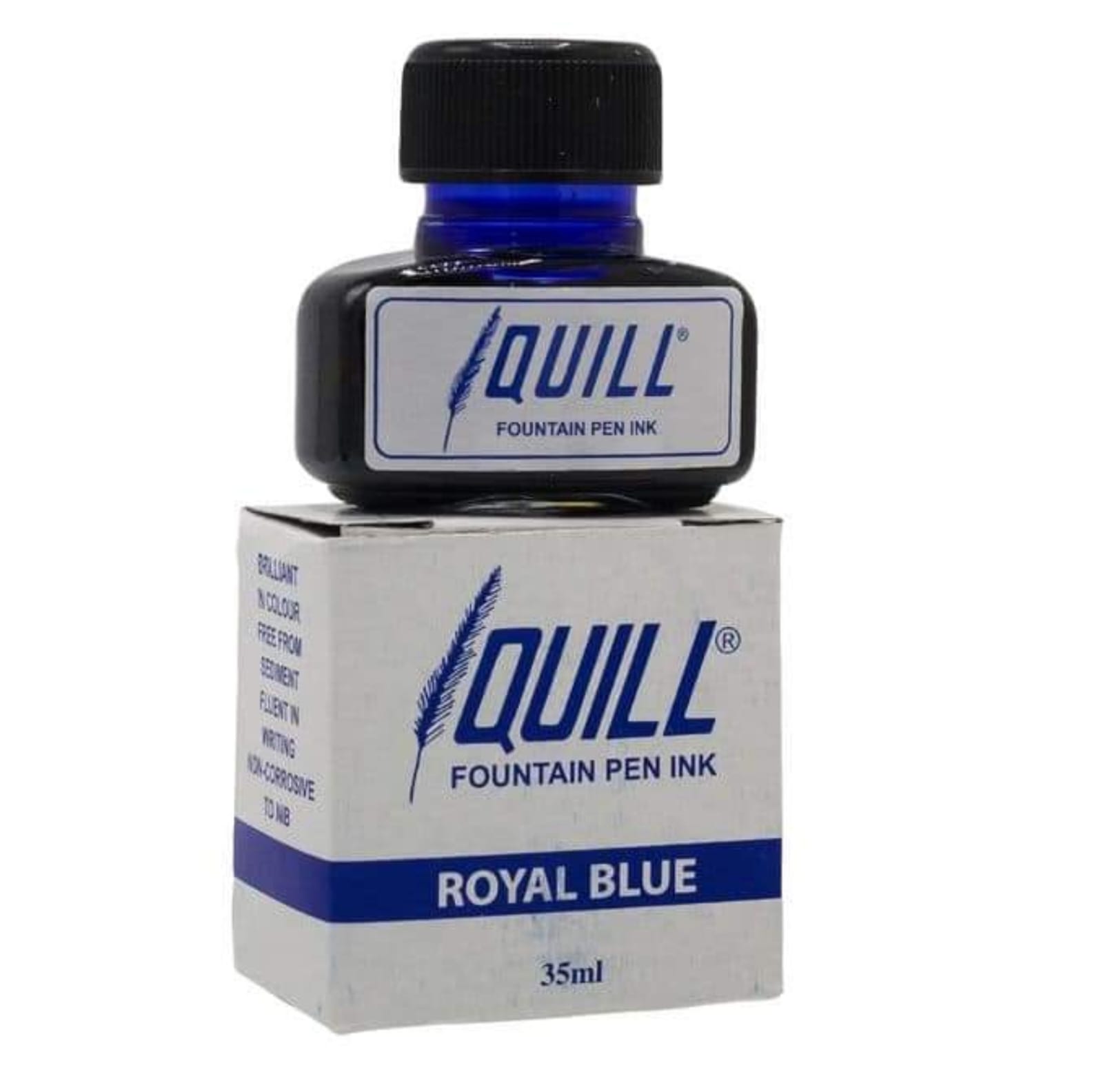 Quill Bottled Ink For Fountain Pens,Royal Blue For Refillable Fountain Pens