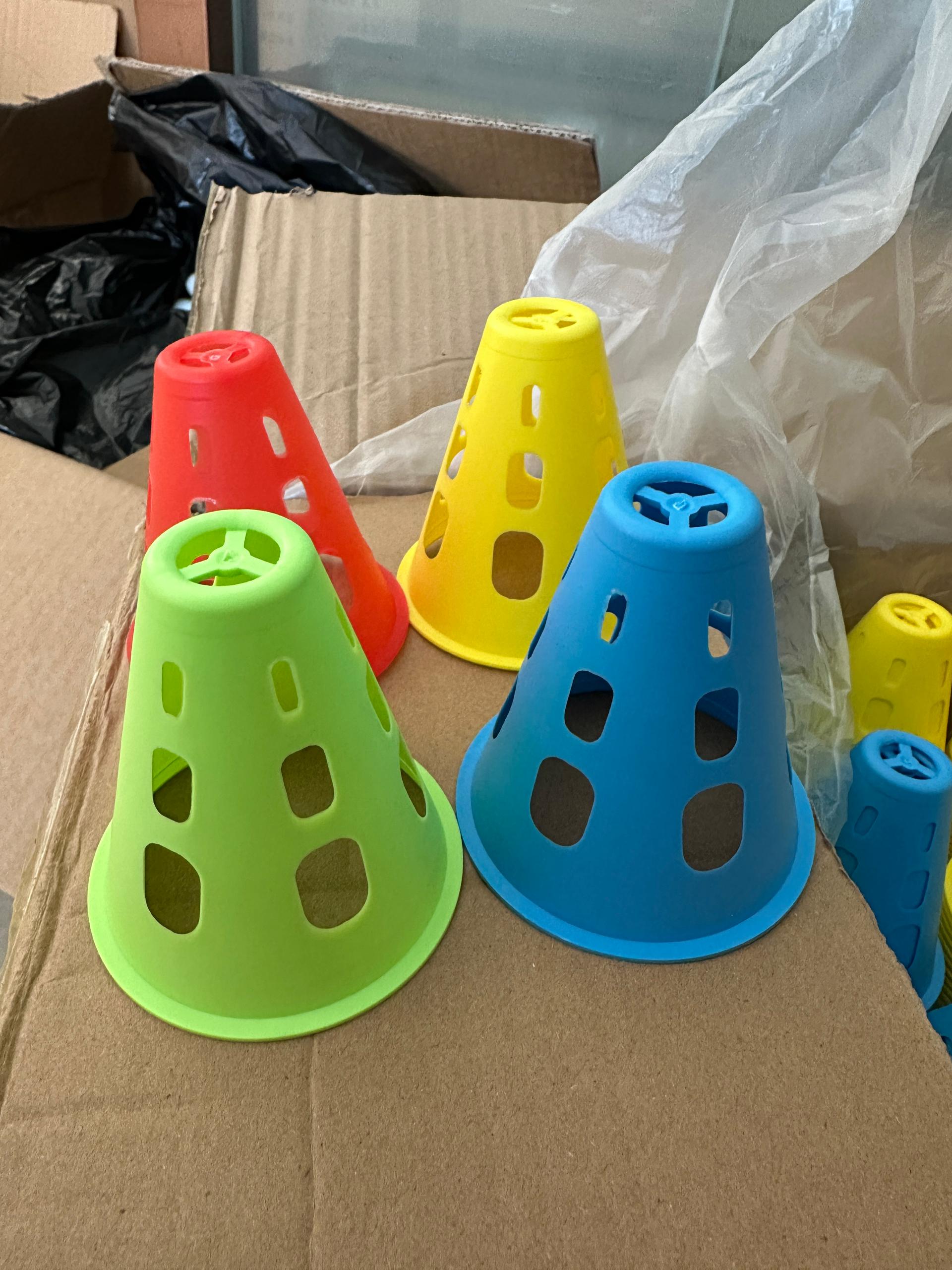 Durable Skating Cones that are Great for agility drills & skill improvement – Perfect for Training & Fun