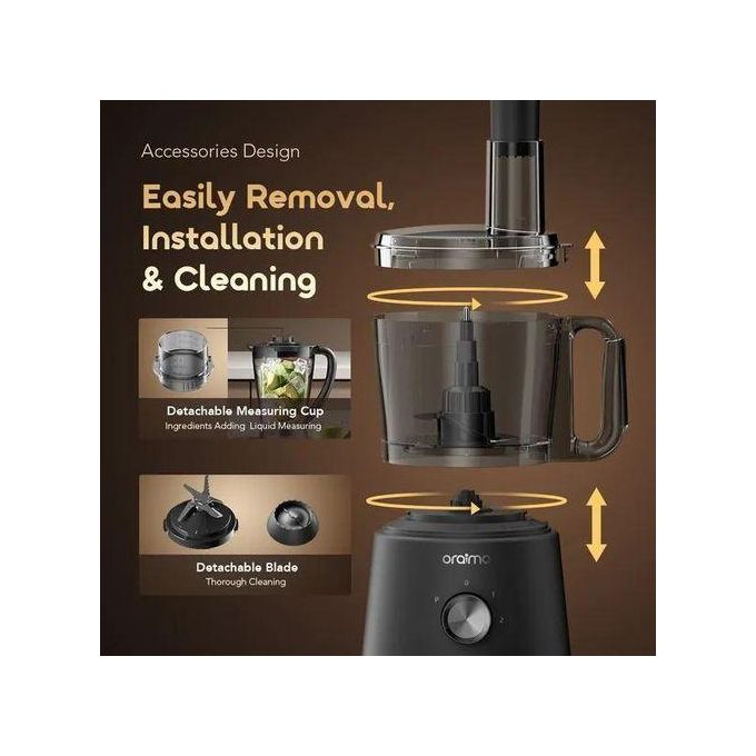 Oraimo Electric Home Multifunction OmniBlend 1500W 4 in 1 Juicing, Blending chopping & grinding Multifunctional Blender