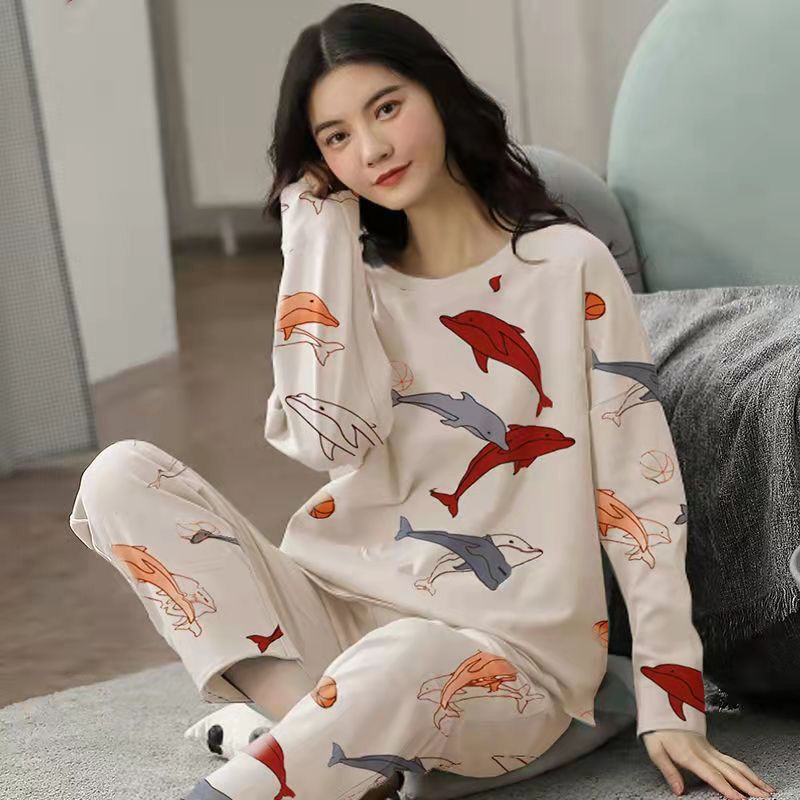 Women Pajamas Pyjamas Set Sleepwear Pijama Suit Female Sleepwear Two Piece Spring Pjs Loungewear for all Sizes for Lady