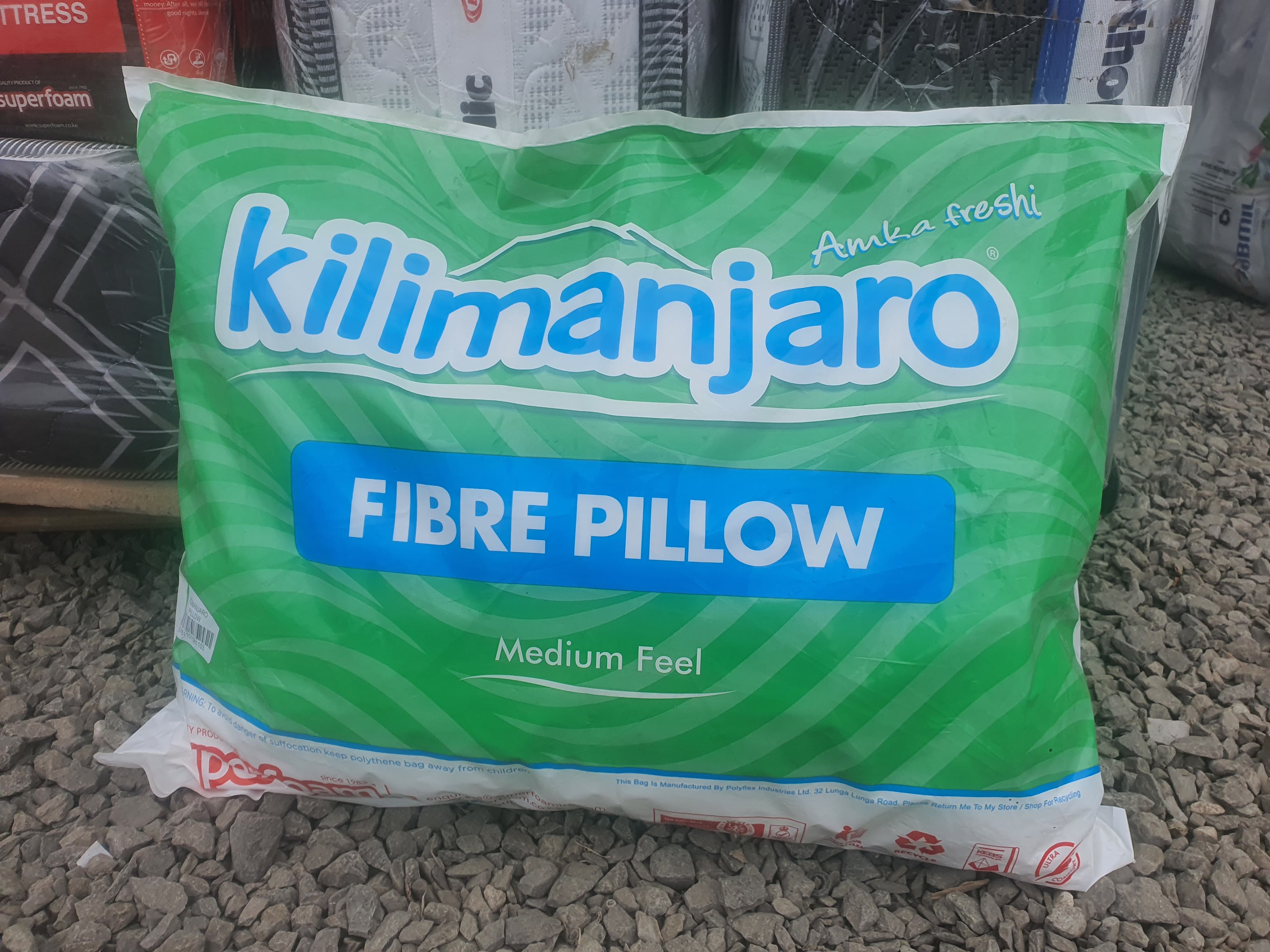 The kilimanjaro fibre pillow deliverdeveryday comfort with premium fibre fill and east care design.Great for guest rooms,master beds and kids beds