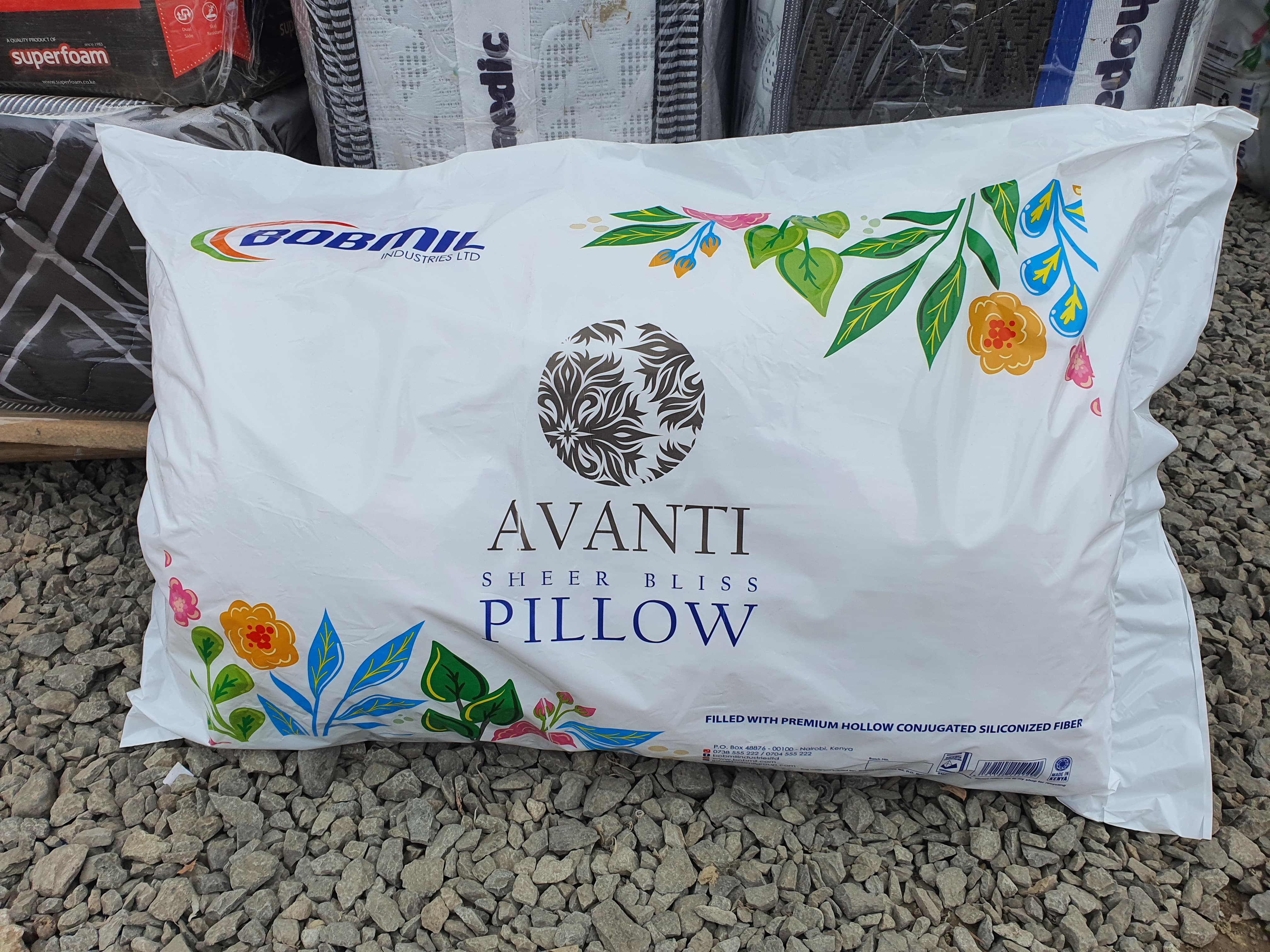 bobmil avanti sheer bliss fibre pillows