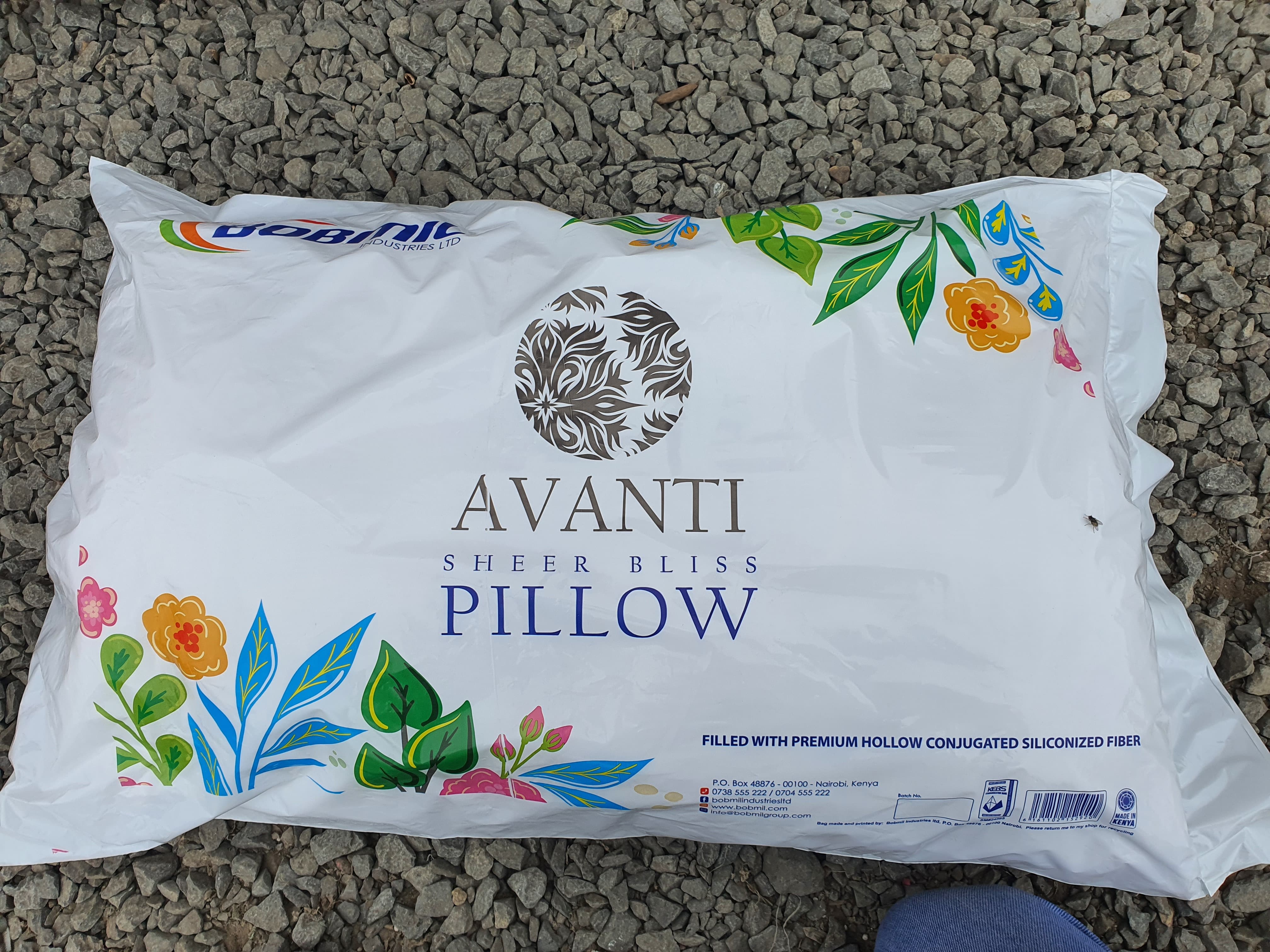 bobmil avanti sheer bliss fibre pillows