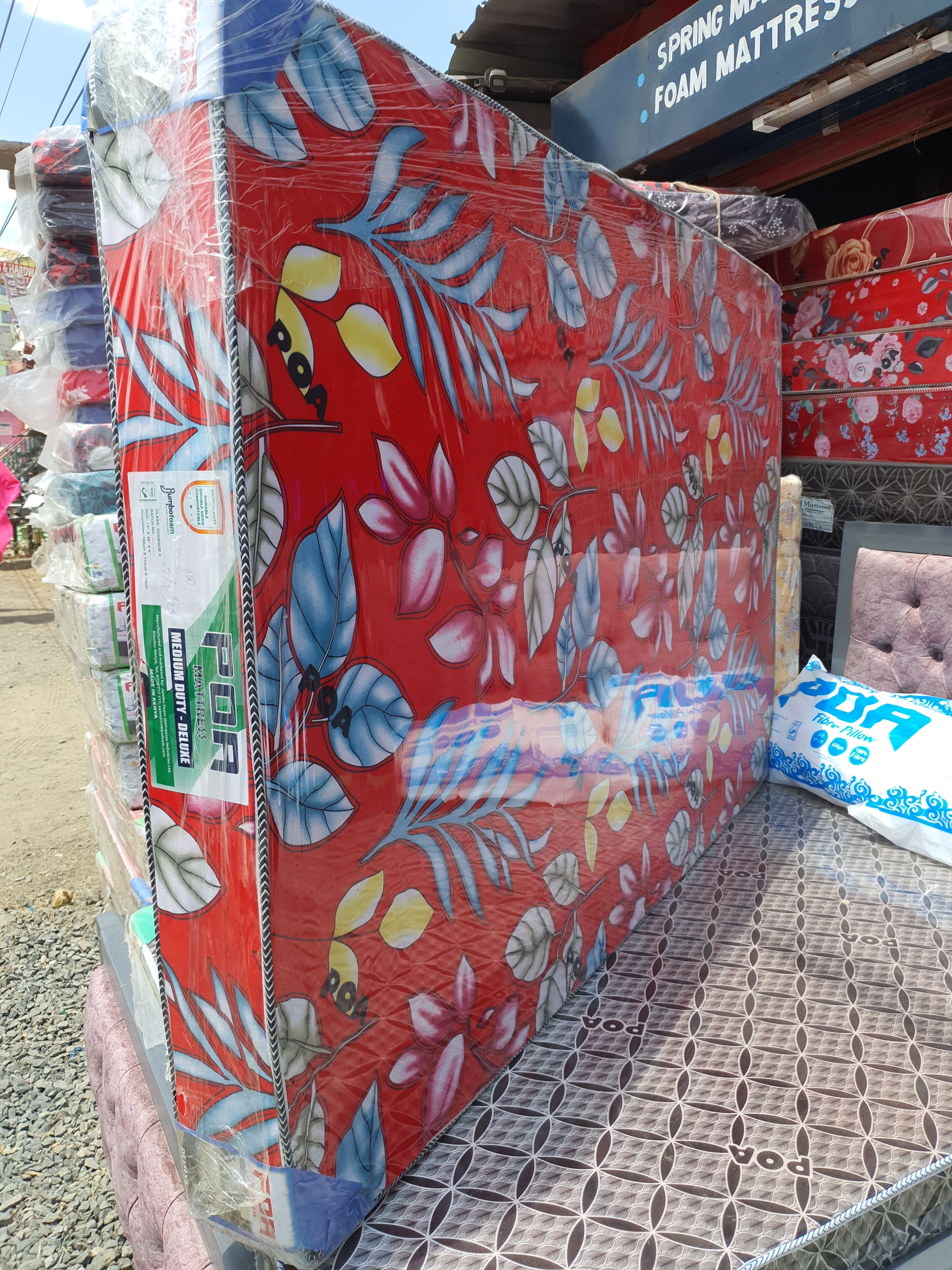 Poa medium duty furnished 6 inches mattress . Grade 9 mattress ,soft and very comfortable mattress