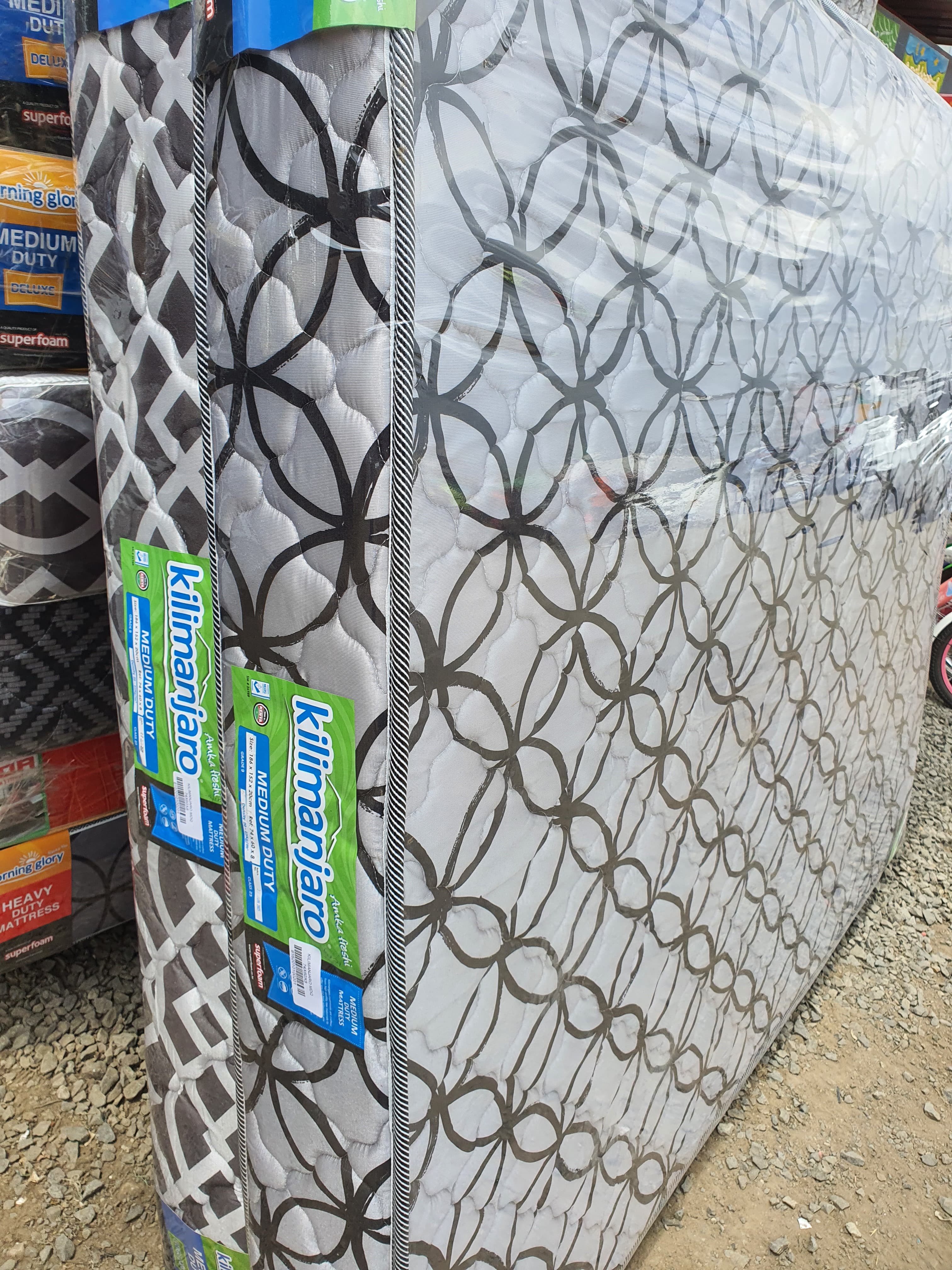 Kilimanjaro medium  duty quilted mattress.expertly crafted with quilted foam padding for balanced support and softness