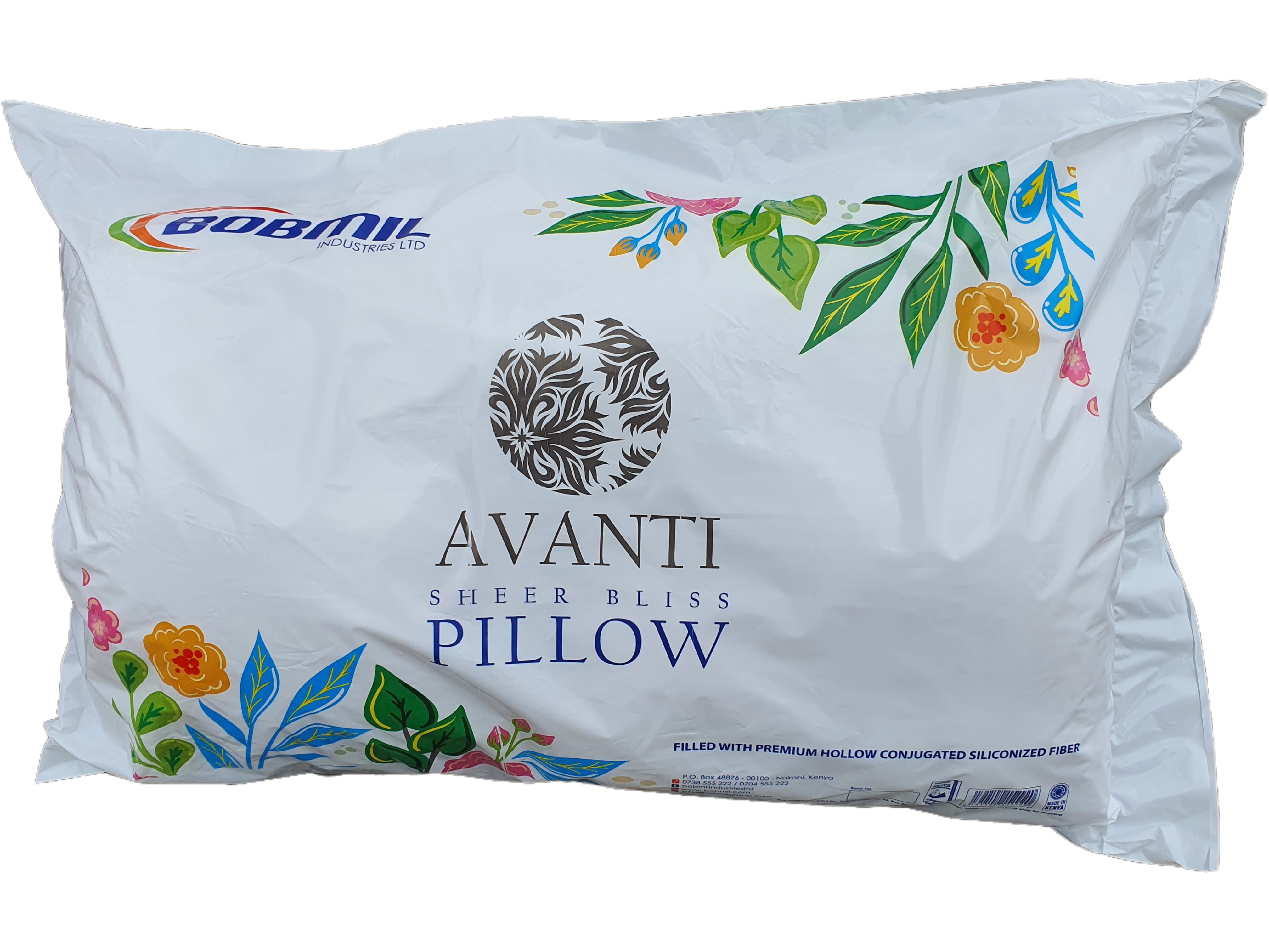 bobmil avanti sheer bliss fibre pillows