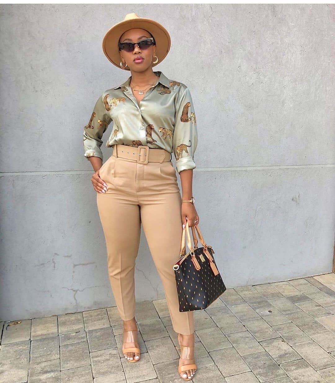 European and American women's clothing Amazon spring and summer high-waisted casual trousers slim suit trousers women's trousers autumn professional trousers khaki xxxl