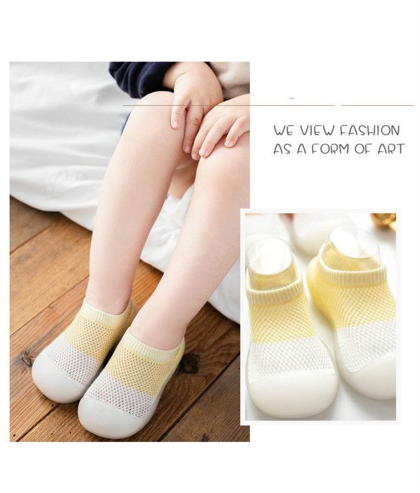 Newborn Baby Boy Shoes Embroidery Pattern Nonslip Floor Socks Kids Girls Soft Rubber Sole Crib Toddler Booties Child Sneakers Orange 18