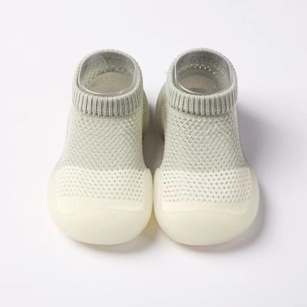 Newborn Baby Boy Shoes Embroidery Pattern Nonslip Floor Socks Kids Girls Soft Rubber Sole Crib Toddler Booties Child Sneakers Orange 18
