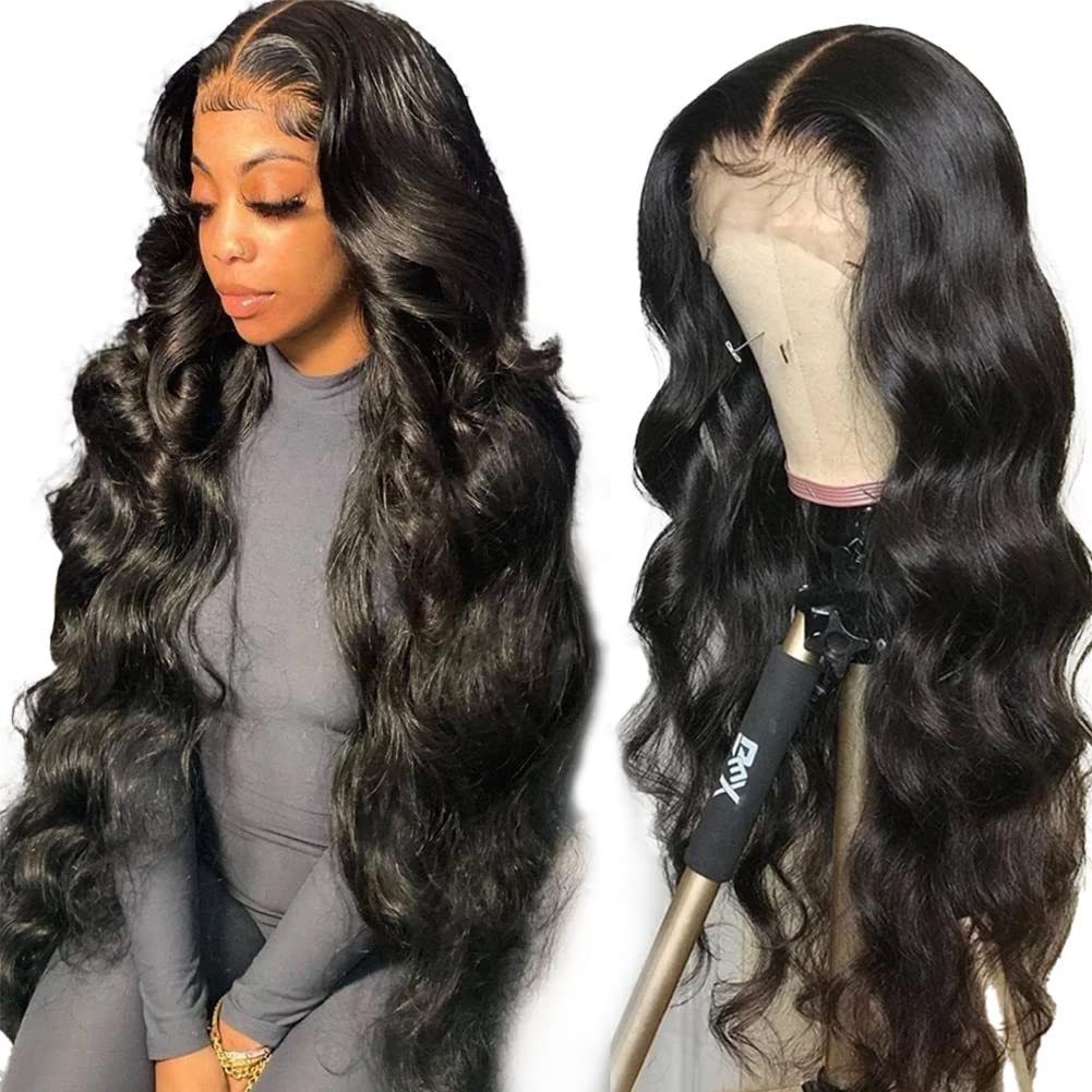 Sensationnel What Lace 13x6 Wig - Latisha Front Lace Hand Tie No Glue Synthetic Natural Density Pre-Plucked Hairline (Grey Black 1B) color 1 long